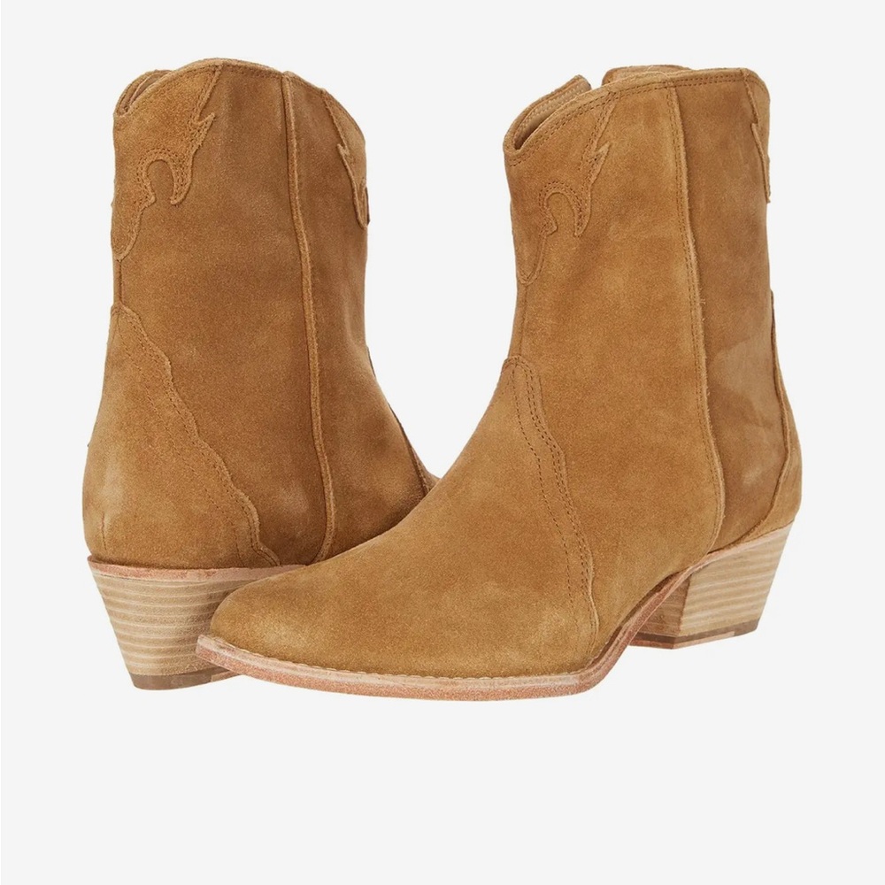 Free People New Frontier Western Suede Boots